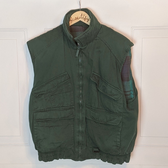 Vintage Mens Winter Utility Vest Size 